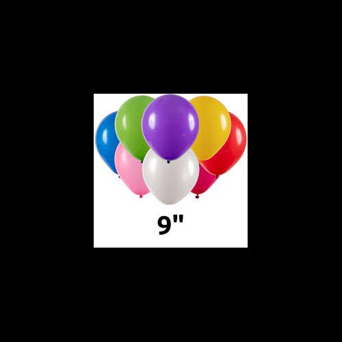 Balao 9 Liso Sortido c/50 FestBall