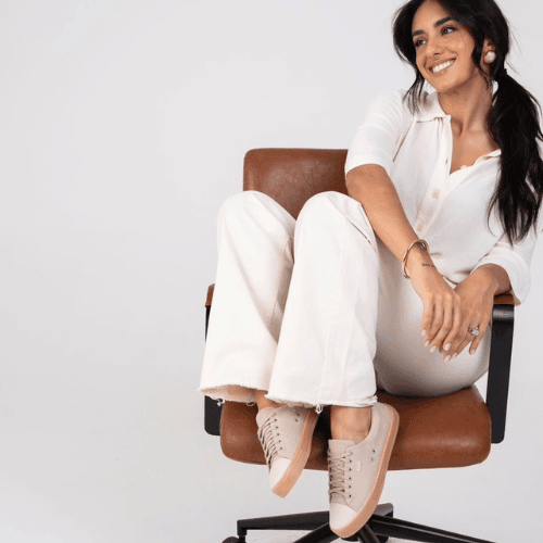 Tênis Lari Areia - Rafaela Salomão
