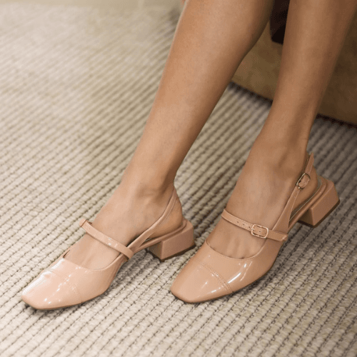 Sapato Boneca Nude - Rafaela Salomão