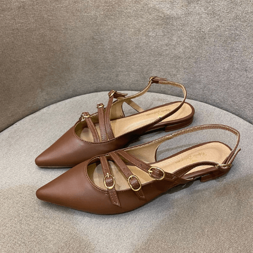 Sapatilha Fernanda Marrom - Rafaela Salomão