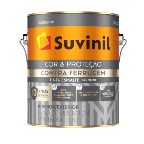 TINTA SUVINIL ESMALTE 3,6L CONTRA FERRUGEM 