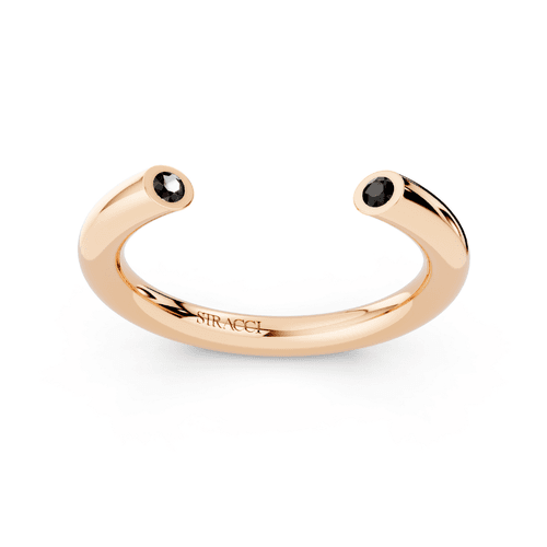 Anel Tagliato em Ouro Rosé 18k com Diamantes - ATA... - Stracci
