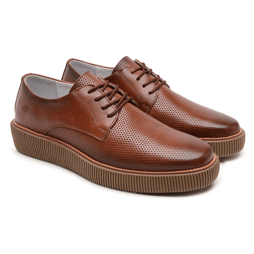 SAPATO CASUAL MASCULINO OXFORD PREMIUM EM COURO LE... - VEROS