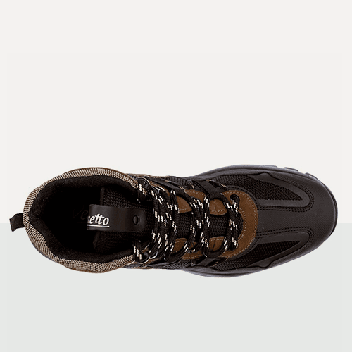 Bota Adventure Burke Trail em Couro Masculino Cano Médio Petróleo