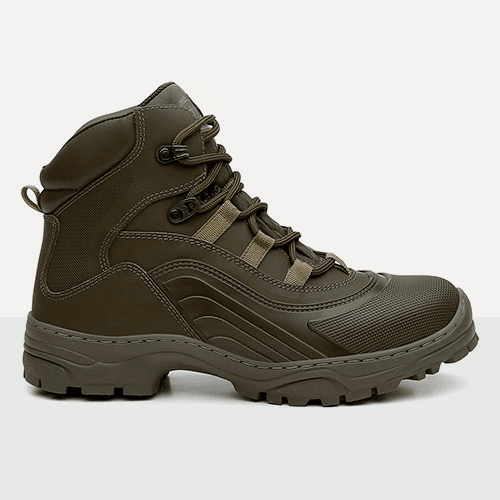 Bota Coturno Militar VNT Tática Mid Verde
