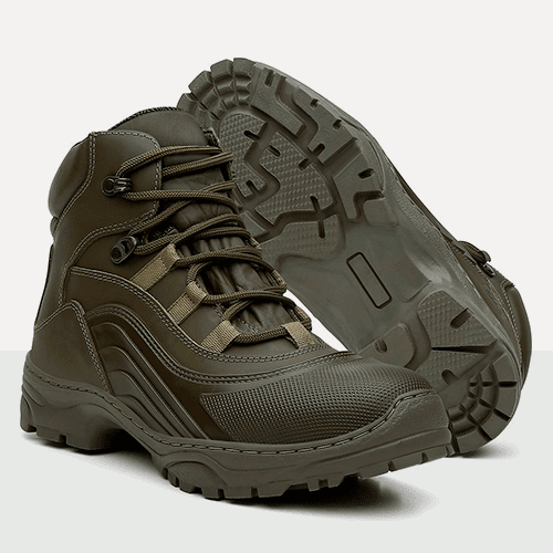 Bota Coturno Militar VNT Tática Mid Verde