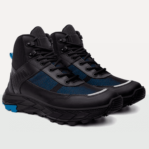 BOTA ADVENTURE MASCULINA VNT ULTRA PRETO E AZUL - ... - VNTBOOTS