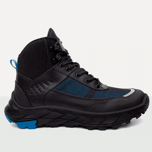 BOTA ADVENTURE MASCULINA VNT ULTRA PRETO E AZUL
