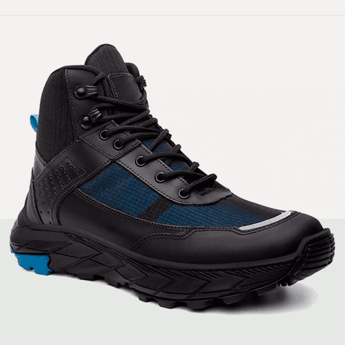 BOTA ADVENTURE MASCULINA VNT ULTRA PRETO E AZUL