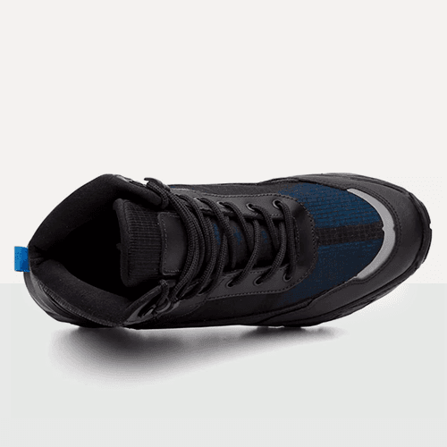 BOTA ADVENTURE MASCULINA VNT ULTRA PRETO E AZUL