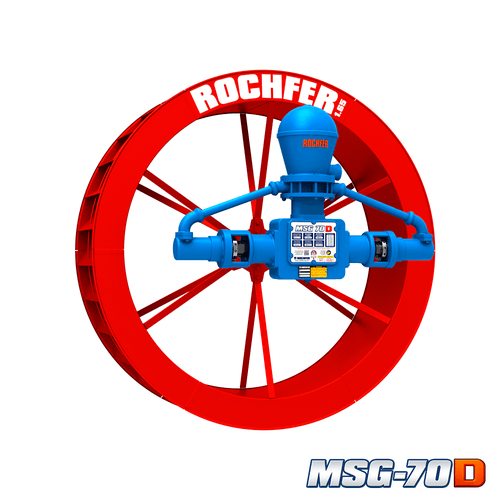Bomba Rochfer Msg-70d + Roda D'água 1,65 x 0,47 m