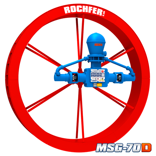 Bomba Rochfer Msg-70d + Roda D'água 2,20 x 0,36 m