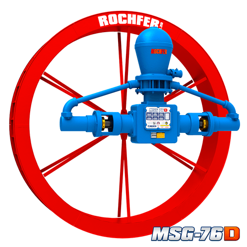 Bomba Rochfer Msg-76d + Roda D'água 2,20 x 0,36 m