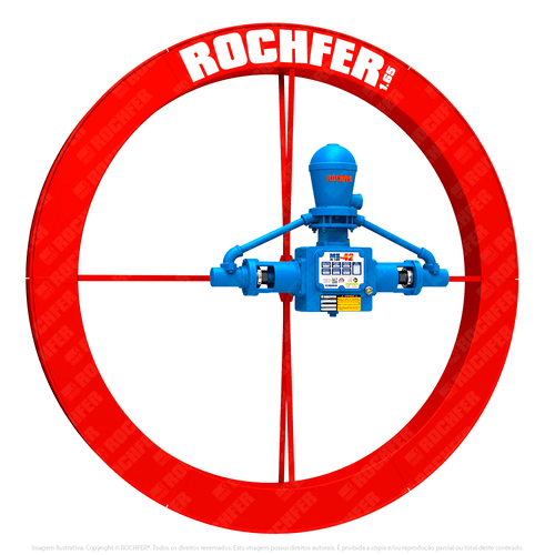 Bomba Rochfer Ultra-42 + Roda D'água 1,65 x 0,13 m