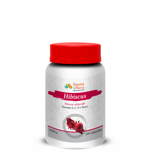 Hibiscus Diurético com Vitaminas A, C, E e Zinco 5... - Fauna e Flora l Sua Loja Online de Produtos Naturais