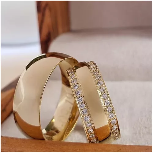 Aliança de Ouro 18k O PAR