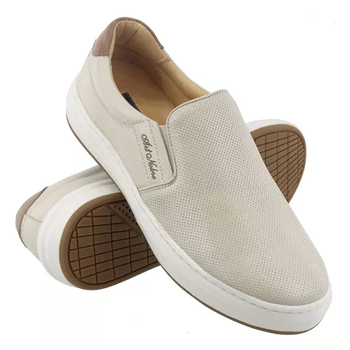 Sapatênis Masculino Iate 100% Couro Gelo - Ref. 3102 - ART NOBRE CALÇADOS ONLINE
