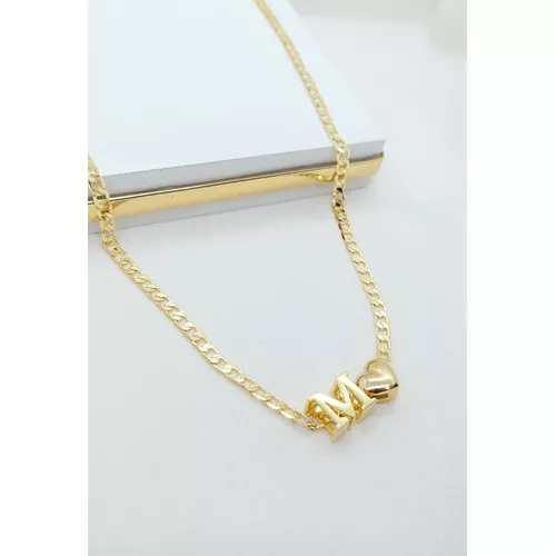 Choker Personalizada Com Inicial e Coração Galeria... - A S JOIAS E SEMIJOIAS