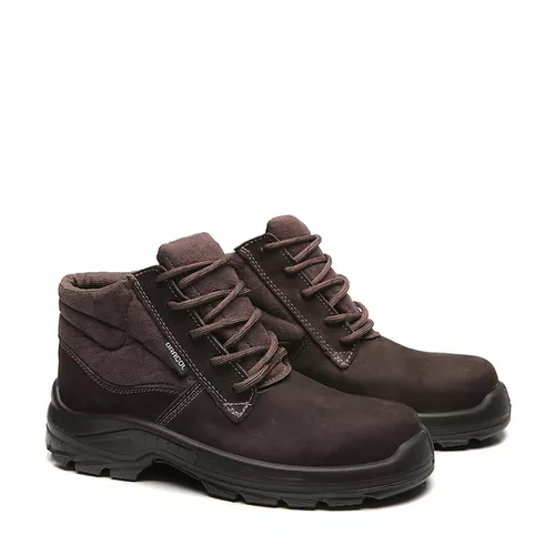 DENVER BAFN BOTINA DE AMARRAR NOBUCK MARROM COMPOSITE - Bracol