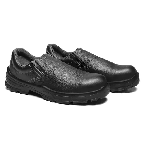 BSES SAPATO ELASTICO PRETO COURO - Bracol