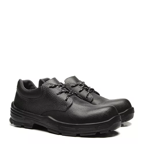 BSAS SAPATO AMARRAR COURO PRETO COMPOSITE - Bracol