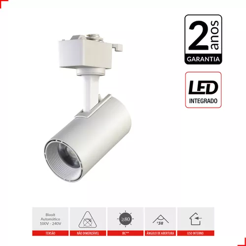 spot para trilho, spot trilho eletrificado, spot led, spot l