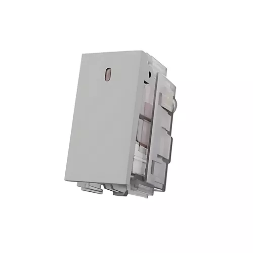 Módulo Interruptor Simples 10A 1 Posto Níquel Aura | Broketto Materiais ...