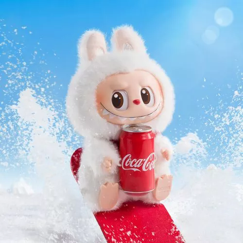 Colecionável Exclusivo Labubu Coca-Cola The Monsters – White Color