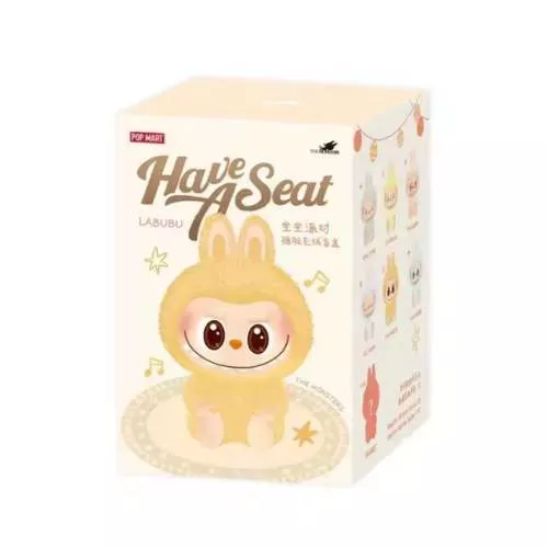 Boneco Labubu Surpresa Original - Have a Seat - CAIXA COM 1