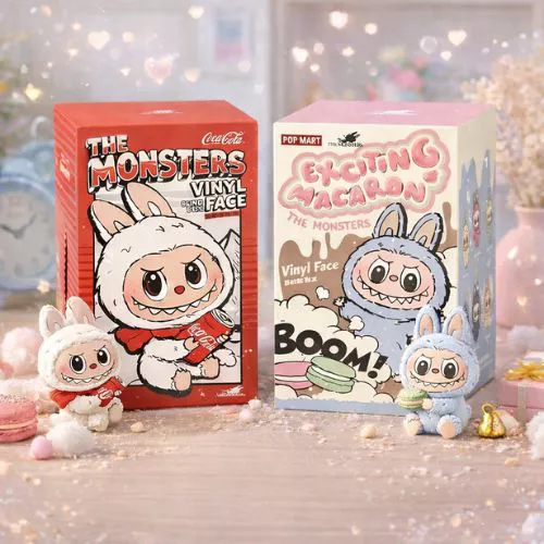 Colecionável Exclusivo Labubu Coca-Cola The Monsters – White Color
