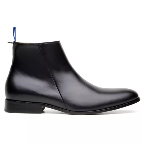 Bota Mantova Social Zíper Preta - GIANNO