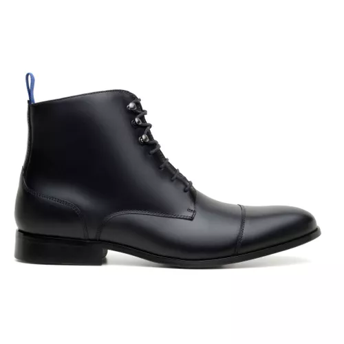 Bota Derby Masculina Pavia Preta - GIANNO