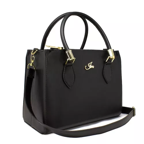 Bolsa Angelina de Mão e Transversal Preta - Immateriale Bolsas