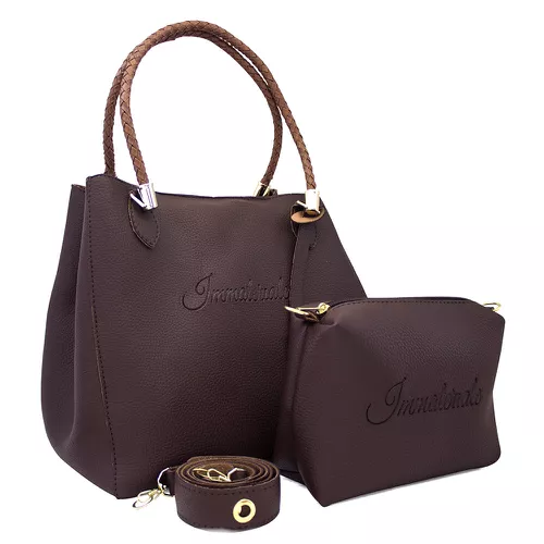Bolsa Sacola Marrom - Immateriale Bolsas