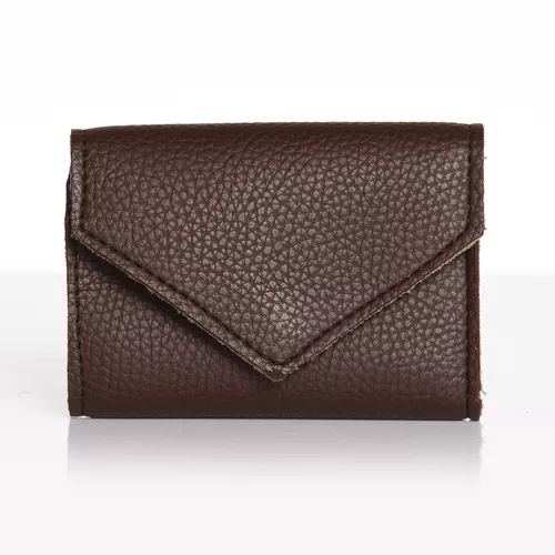 Carteira Feminina Envelope Marrom - Immateriale Bolsas