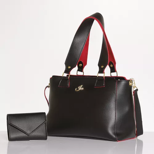 Kit Bolsa Equilíbrio + Carteira Envelope Preta