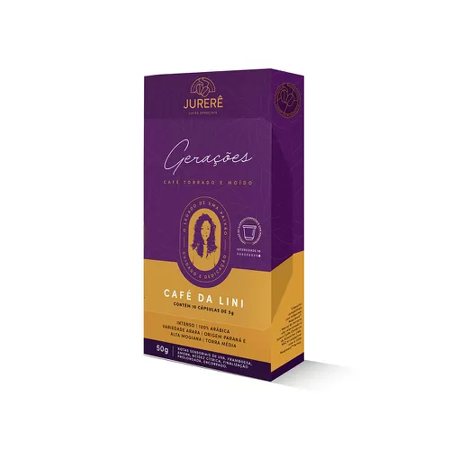 Café Da Lini - Cápsulas Compatíveis Nespresso 50g... - Empório Jurere