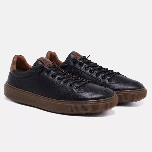 Tênis Lecas Floter Preto-Caramelo - LECAS