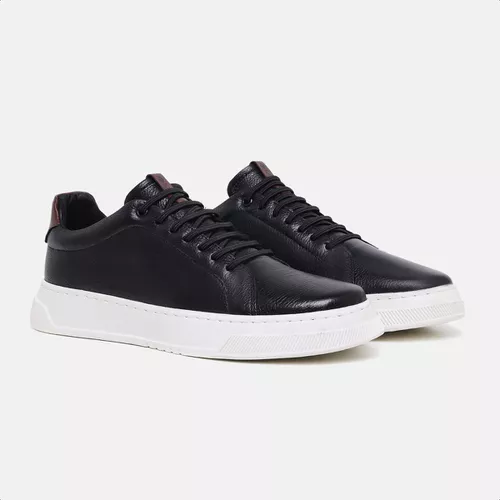 Tênis Lecas Floter Preto/Naturale Marrom - LECAS