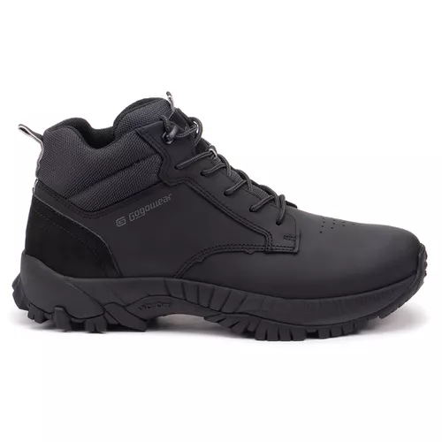 Bota Adventure Vibram em Couro Bosco Preto - Bosco... - LEEFOOT