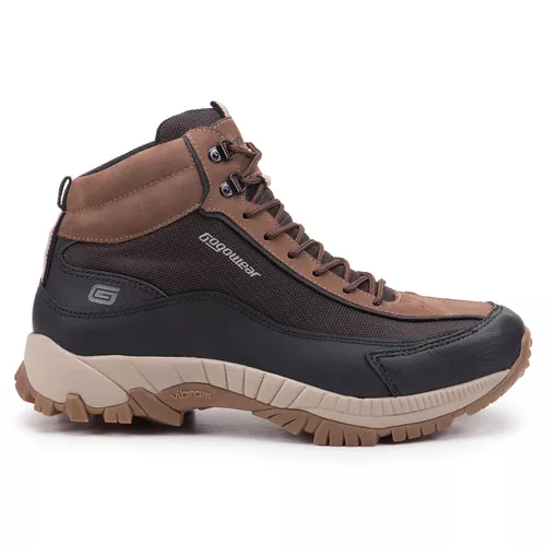 Bota Adventure Vibram em Couro Spock Cravo - Spock... - LEEFOOT