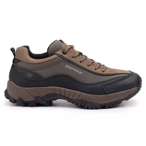 Tênis Adventure Vibram em Couro Spock Low Musgo - ... - LEEFOOT