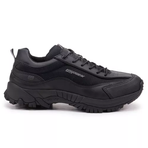 Tênis Adventure Vibram em Couro Spock Low Preto -... - LEEFOOT