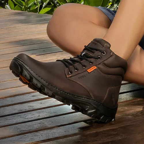 Bota coturno de segurança EPI´s em Couro ref. Forc... - LEEFOOT