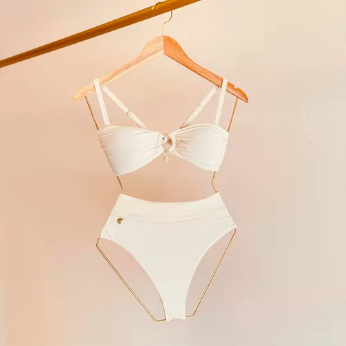 TOP DORIS TOMARA QUE CAIA BIQUINI - OFF-WHITE - 10... - Loik