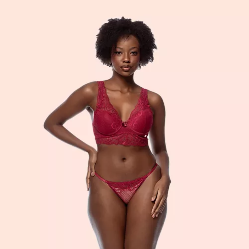 FIO STRING COM REGULAGEM EM RENDA - DESEJO - 0255-... - Loik
