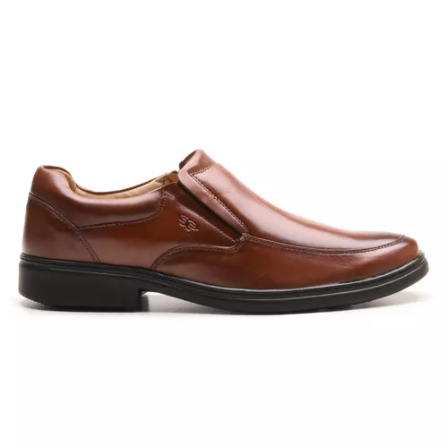 Sapato Social Anti-Stress Masculino Cinnamon em Co... - LOJA CALPRADO