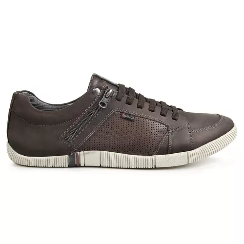 Sapatenis Casual Calprado Rustico Chocolate Couro ... - LOJA CALPRADO