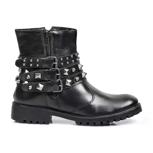 Bota Casual Kader Woman Feminina Zíper Tiras Fivel... - LOJA CALPRADO