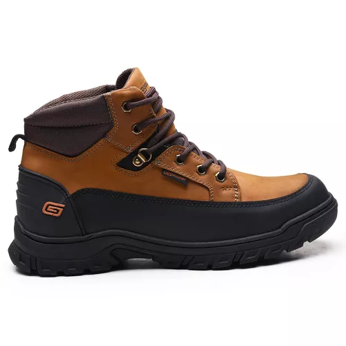 Bota Adventure Masculina VIBRAM Gogowear 100% Couro ref Zorack